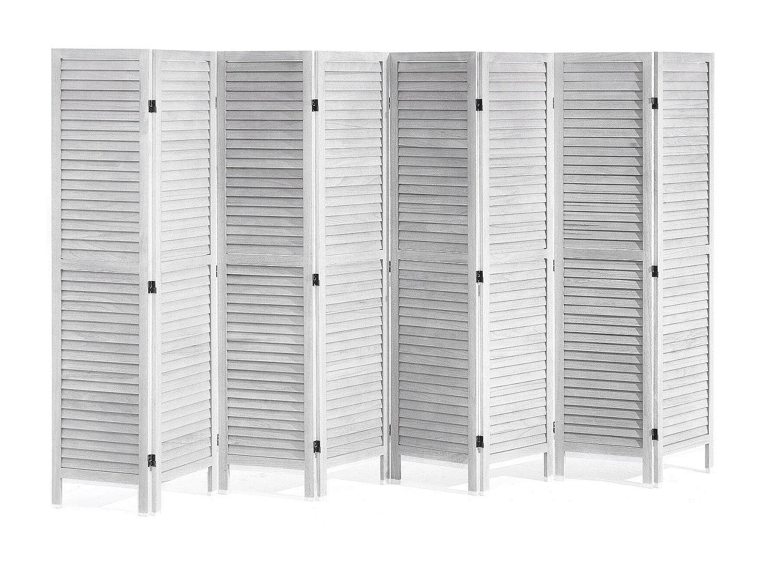 Houten Kamerverdeler SucceBuy, 8 Panelen Houten Privacy Scherm voor Kamerverdelers