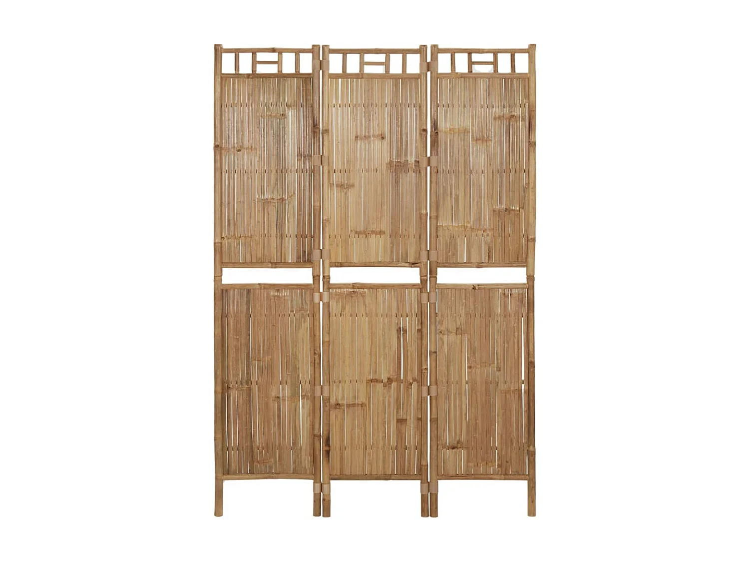 Kamerscherm met 3 panelen 120x180 cm bamboe