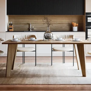 HOLT tafel 180 x 95 cm voor keuken, woonkamer, eetkamer Sonoma eiken