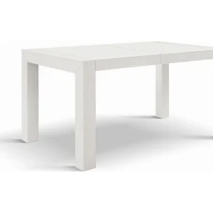 Houten tafel, afwerking wit essen, lengte 140×90-220x90cm – MARZAMEMI Houten tafel, afwerking wit essen, lengte 140×90-220x90cm – MARZAMEMI