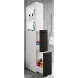 Houten badkamer meubels niche kast Sadilo XL Houten badkamer meubels niche kast Sadilo XL
