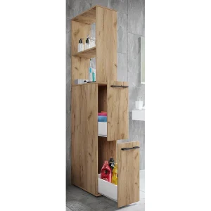 Houten badkamer meubels niche kast Sadilo XL Houten badkamer meubels niche kast Sadilo XL