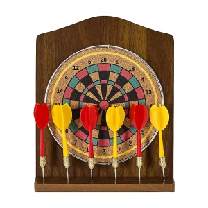 Houten Darts Set Bruin, Rood, Zwart 25×21 cm – Mister Gadget Houten Darts Set Bruin, Rood, Zwart 25×21 cm – Mister Gadget