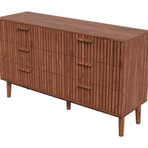 Houten ladekast, opbergmeubel voor slaapkamer, woonkamer, 100 x 34 x 73 cm Houten ladekast, opbergmeubel voor slaapkamer, woonkamer, 100 x 34 x 73 cm