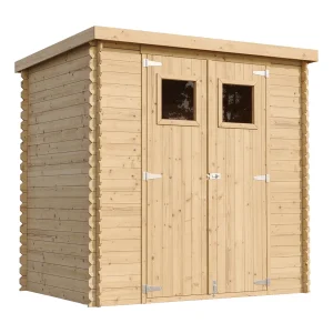 Houten tuinschuurtje met geimpregneerde vloer 2.22 m² – M311+M311G Houten tuinschuurtje met geimpregneerde vloer 2.22 m² – M311+M311G