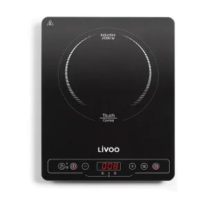 Inductiekookplaat LIVOO 1 kookzone 2000W, oppervlak 22 cm, 10 niveaus, timer 180 min, slank zwart design Inductiekookplaat LIVOO 1 kookzone 2000W, oppervlak 22 cm, 10 niveaus, timer 180 min, slank zwart design