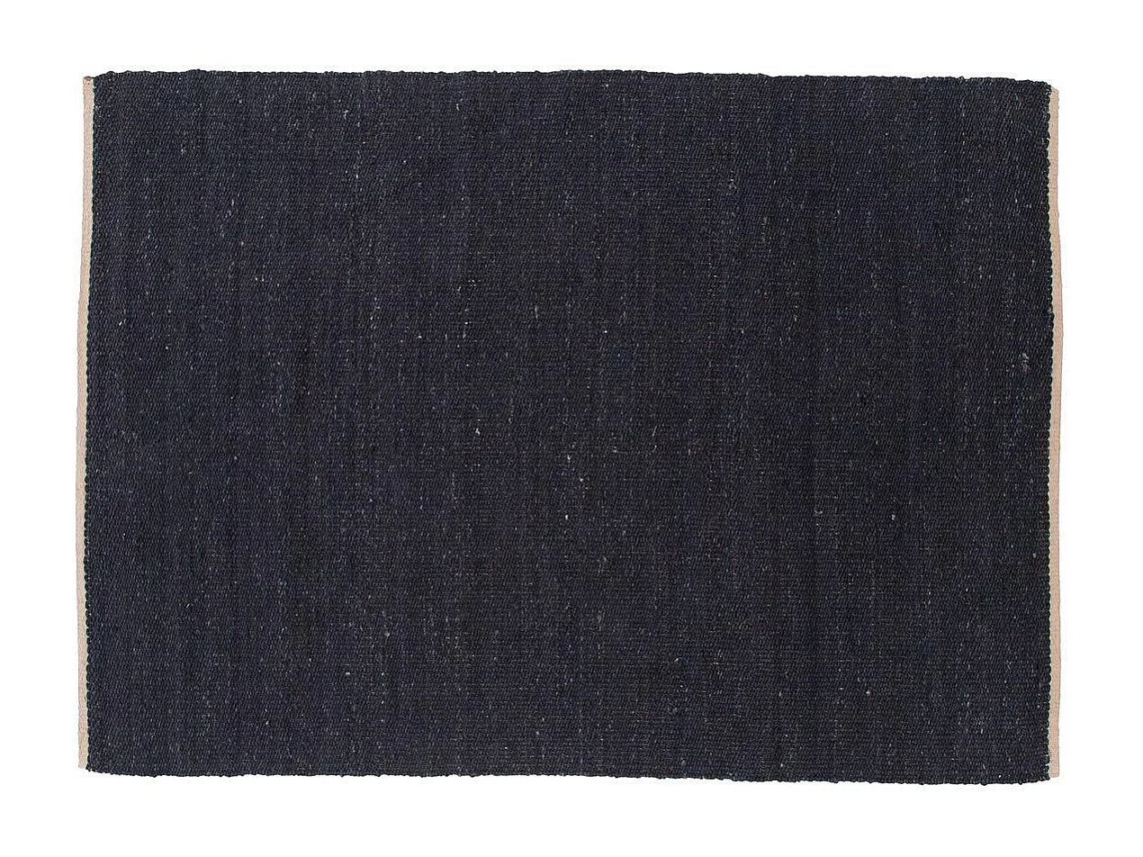 Kali vloerkleed 240x170 cm jute zwart.