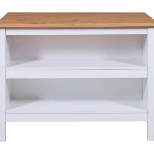 Julina dressoir keukenØ, 2 planken wit, Artisan eik decor. Julina dressoir keukenØ, 2 planken wit, Artisan eik decor.