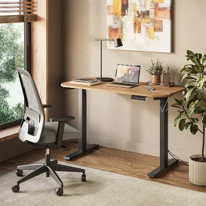höhenverstellbarer elektrischer Schreibtisch schwarz/artisan 120x60x120 elevate