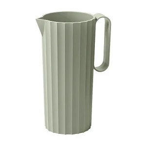 Karaf Hydria Kaki 1,7 L – Collectie Paestum – Conische Vormgeving – 100% Recyclebaar – Gemaakt in Italië
