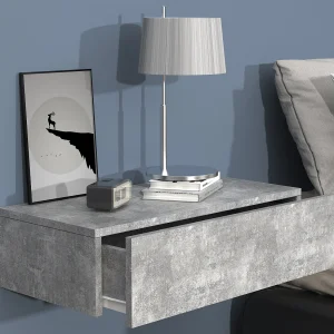 Houten muur hangende nachtkastje Usal M 60 cm Houten muur hangende nachtkastje Usal M 60 cm
