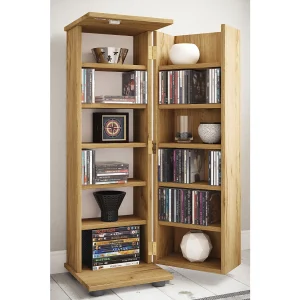 Hout CD DVD plank afsluitbaar Engalo L Hout CD DVD plank afsluitbaar Engalo L