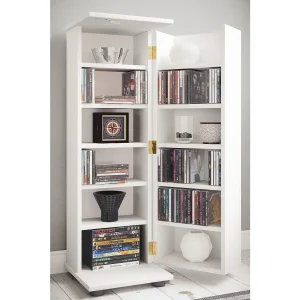 Hout CD DVD plank afsluitbaar Engalo L Hout CD DVD plank afsluitbaar Engalo L
