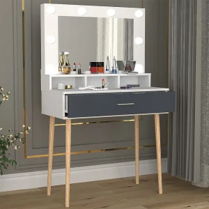 Make-up tafel spiegel lade Lindas