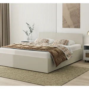 Houten bed met matras AVI 120×200 cm in kasjmier Houten bed met matras AVI 120×200 cm in kasjmier