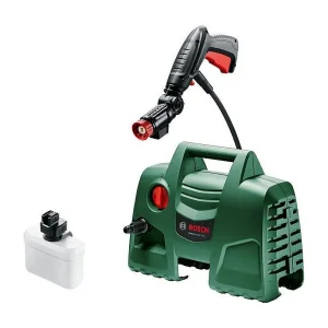 Hogedrukreiniger Bosch EasyAquatak 100 – 100 bar, 1200 W, sproeiers met variabele en roterende straal, opbergruimte voor accessoires