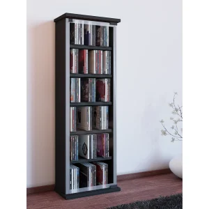 Houten CD DVD Plank Klassieke Glas Deur Houten CD DVD Plank Klassieke Glas Deur
