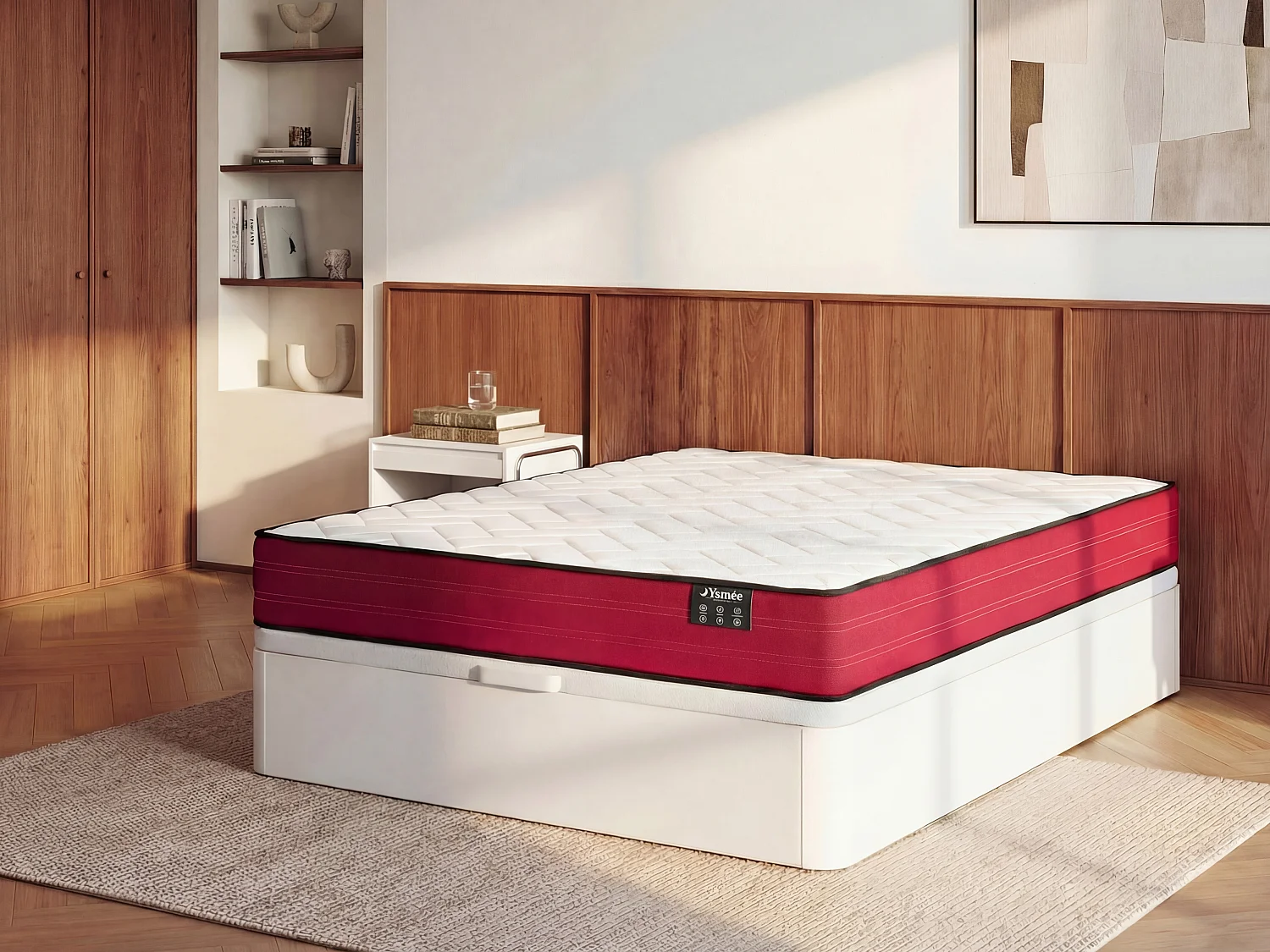 Matras 160 x 200 cm queen size met pocketveren + comfortschuim - JUBIA van Ysmée