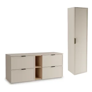 Kasjmier badkamerset 140 cm Kast met blad Rek Punt Frontjes Frame Roma Kasjmier badkamerset 140 cm Kast met blad Rek Punt Frontjes Frame Roma