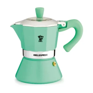 Italiaanse Koffiezetter Pezzetti Bellexpress 6 Kopjes Aluminium Turquoise Voor Alle Vuursoorten Inclusief Inductie Italiaanse Koffiezetter Pezzetti Bellexpress 6 Kopjes Aluminium Turquoise Voor Alle Vuursoorten Inclusief Inductie