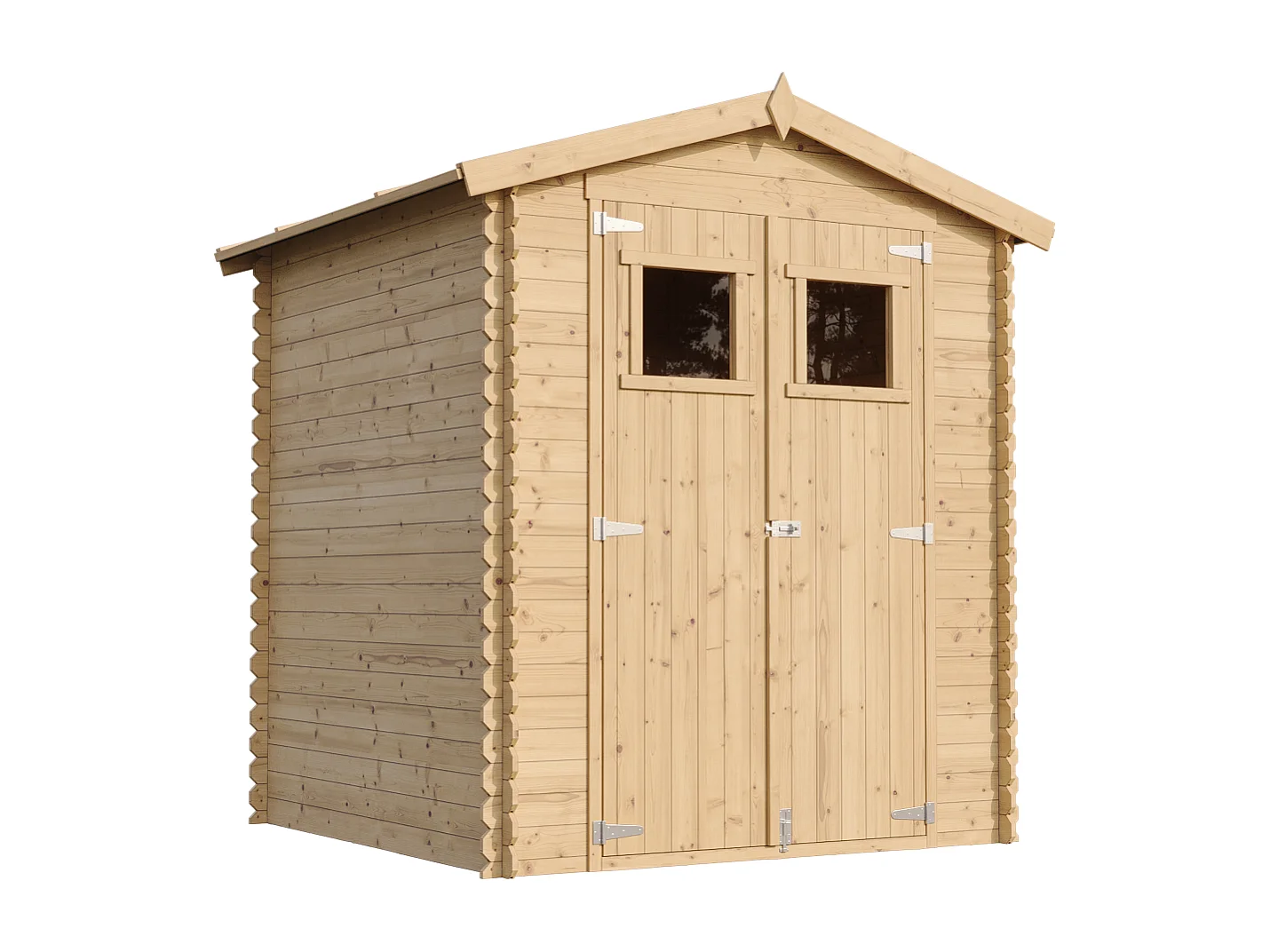 Houten tuinschuurtje met geimpregneerde vloer - 2.82 m² - M320+M320G