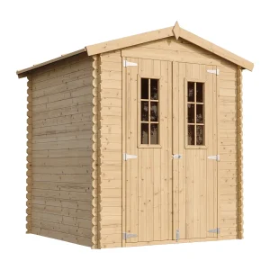 Houten tuinschuurtje zonder vloer – 2.82 m² – 196x186xH218 cm – M320C Houten tuinschuurtje zonder vloer – 2.82 m² – 196x186xH218 cm – M320C