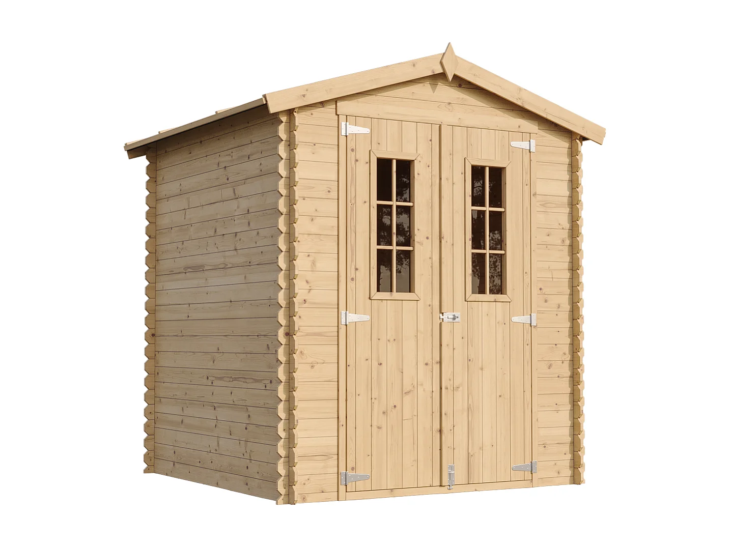 Houten tuinschuurtje zonder vloer - 2.82 m² - 196x186xH218 cm - M320C