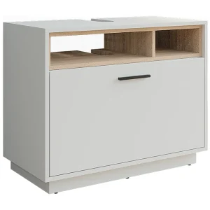 Ijdelheidseenheid wit/sonoma 80x35x64 beatrice Ijdelheidseenheid wit/sonoma 80x35x64 beatrice