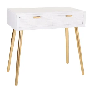 Houten haltafel met 2 lades Houten haltafel met 2 lades
