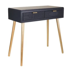 Houten halmeubel met 2 lades Houten halmeubel met 2 lades