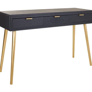 Houten haltafel met 3 lades Houten haltafel met 3 lades