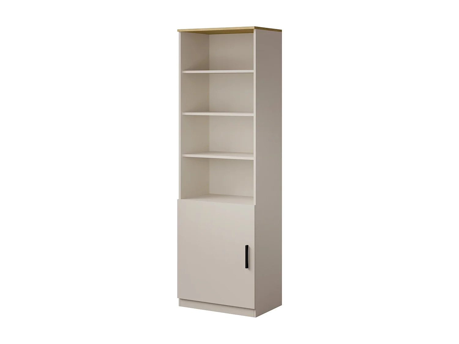 Kast met draaideur Billz 1D 60 Kasjmier/Cremona Eiken