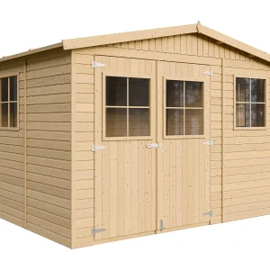 Houten Tuinhuisje – H226x324x216 cm/6 m² – Timbela M334 Houten Tuinhuisje – H226x324x216 cm/6 m² – Timbela M334