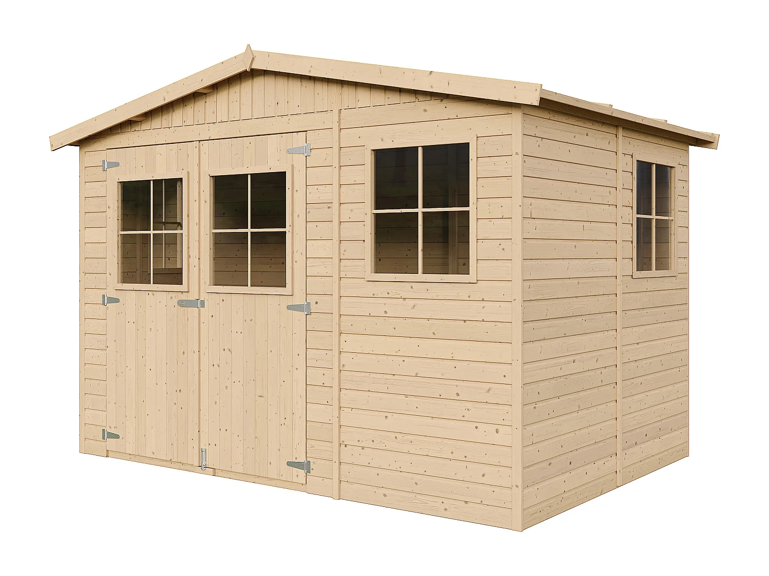 Houten tuinhuisje MET GEÏMPREGNEERDE VLOEREN- 6m2 Timbela M334+M334G