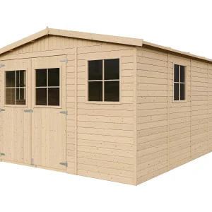 Houten tuinhuisje MET GEÏMPREGNEERDE VLOEREN – H226x324x416 cm/12 m²- TIMBELA M336+M336G Houten tuinhuisje MET GEÏMPREGNEERDE VLOEREN – H226x324x416 cm/12 m²- TIMBELA M336+M336G