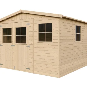 Houten berging – H226x316x324 cm/9 m² – TIMBELA M335