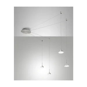 Lustre suspension Isabella LED en métal et méthacrylate 3410-49-212 Fabas Luce Lustre suspension Isabella LED en métal et méthacrylate 3410-49-212 Fabas Luce