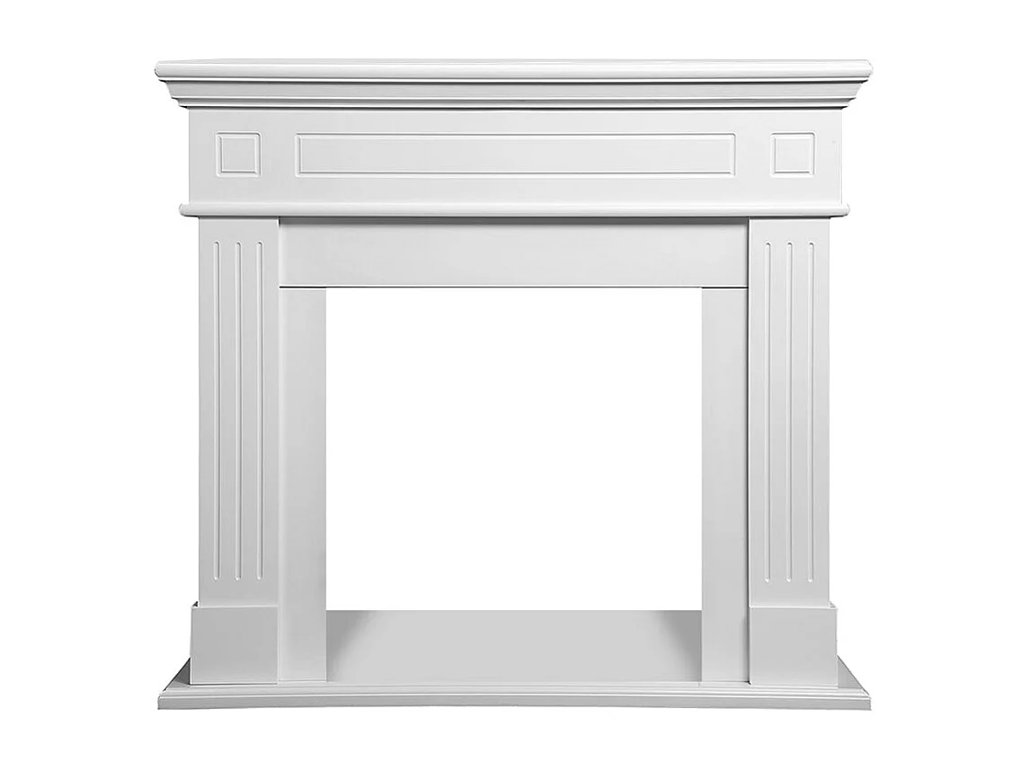 Houten bekleding voor openhaardframe W110xD36xH100 Cambridge White