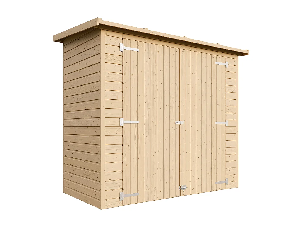 Houten gereedschapsschuur - H194x123x223 cm/2,1 m² - TIMBELA M348
