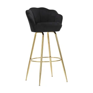 Hoge Kruk VKH452, Zwart, 55x53x110 cm, Kendra Home Hoge Kruk VKH452, Zwart, 55x53x110 cm, Kendra Home