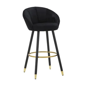 Hoge Kruk VKH430, Zwart, 55x56x104 cm, Kendra Home Hoge Kruk VKH430, Zwart, 55x56x104 cm, Kendra Home
