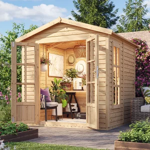 Houten hut met vloer 4,08m2, met bitumineuze shingles GROENE kleur l233xP222xH233cm TIMBELA M351FB Houten hut met vloer 4,08m2, met bitumineuze shingles GROENE kleur l233xP222xH233cm TIMBELA M351FB