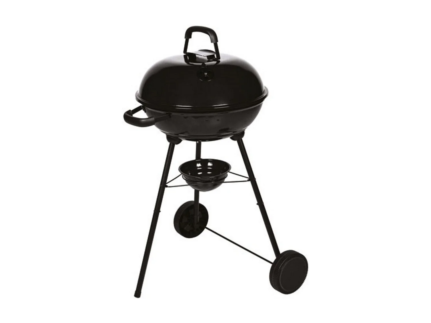 Houtskoolbarbecue Kansas in bolvorm