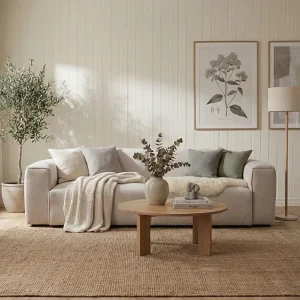 HUNZA – 3-zitsbank met slaapfunctie 152×202 cm, stof Fjord 08 crème HUNZA – 3-zitsbank met slaapfunctie 152×202 cm, stof Fjord 08 crème