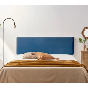 Hoofddeel Bekleed NOVA Kunstleer 100x50x5 cm – Donkerblauw – Moonia