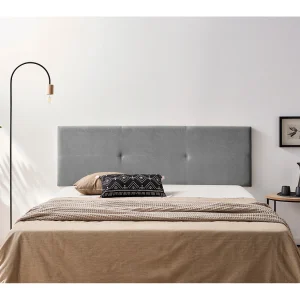 Hoofddeel Bekleed ALMA Acualine 100x50x5 cm – Lichtgrijs – Moonia