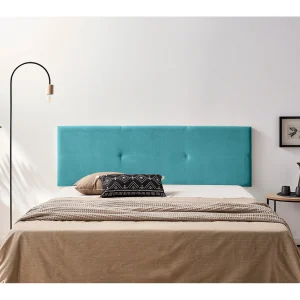 Hoofddeel Bekleed ALMA Acualine 90x50x5 cm – Turkoois – Moonia Hoofddeel Bekleed ALMA Acualine 90x50x5 cm – Turkoois – Moonia
