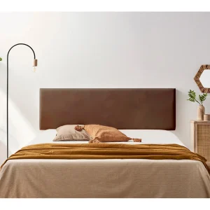 Hoofddeel Bekleed NOVA Kunstleer 170x50x5 cm – Bruin – Moonia