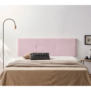 Hoofddeel Bekleed ALMA Acualine 130x50x5 cm – Lichtroze – Moonia