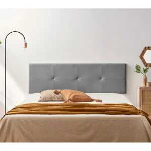 Hoofddeel Bekleed ALTEA Acualine 145x50x5 cm – Lichtgrijs – Moonia
